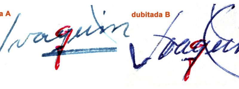 cotejo de dos firmas